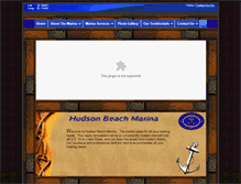 Tablet Screenshot of hudsonbeachmarina.com